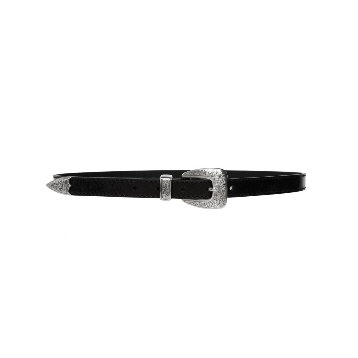 Kate Cate THIN LEA BLACK SHINY LEATHER Qualità