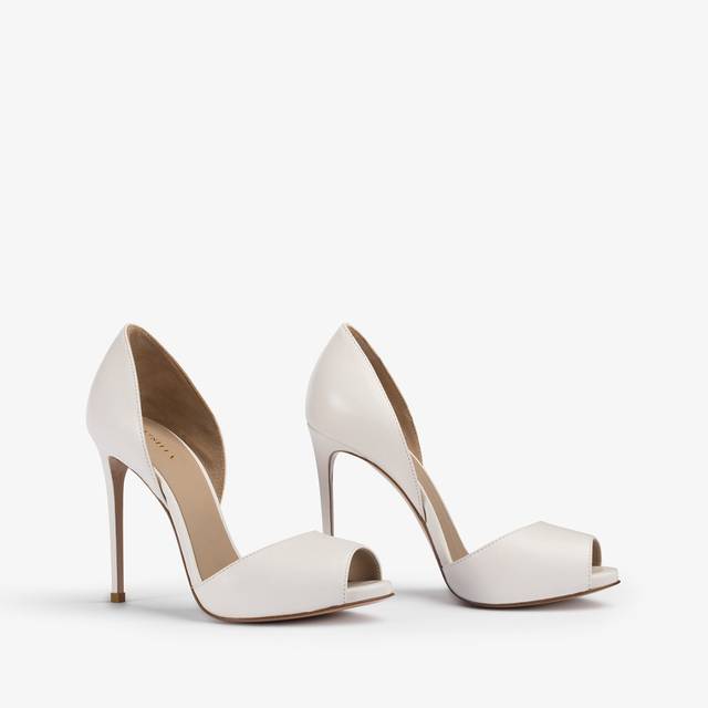 Le Silla Sandalo pelle bianco Economico