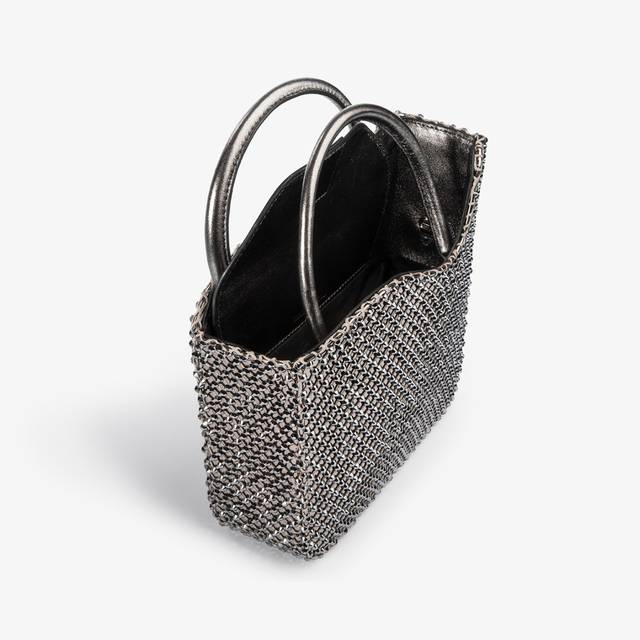 Le Silla Small bag gioiello rete peltro e Cristalli Offerte