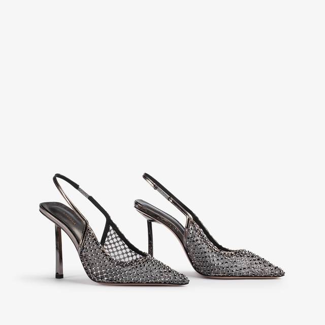 Le Silla Slingback gioiello rete peltro Hotsell