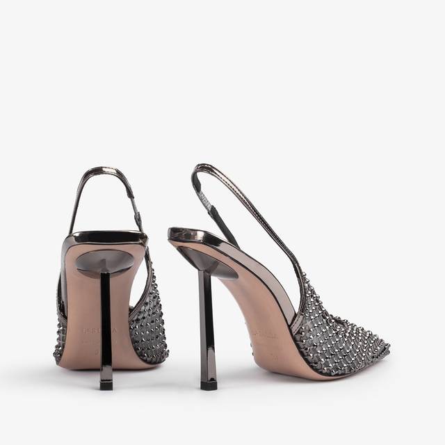 Le Silla Slingback gioiello rete peltro Hotsell