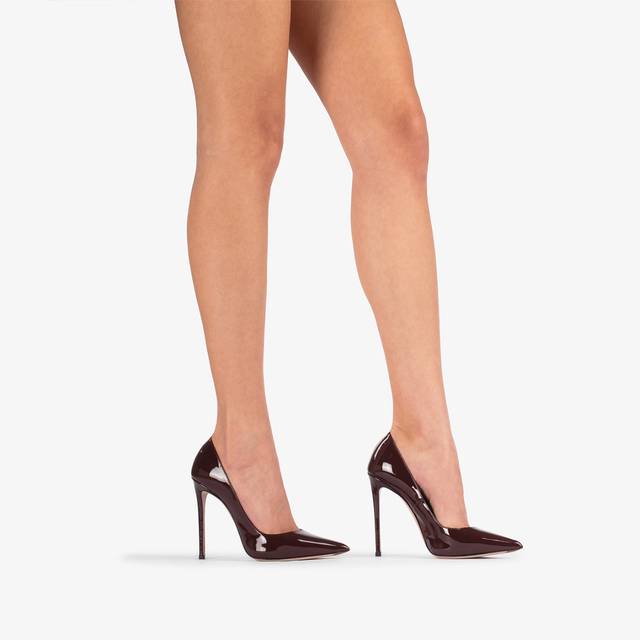 Le Silla Décolleté vernice marrone fondente In Vendita