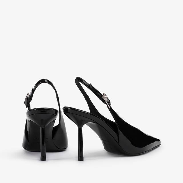 Le Silla Slingback vernice nera 2025