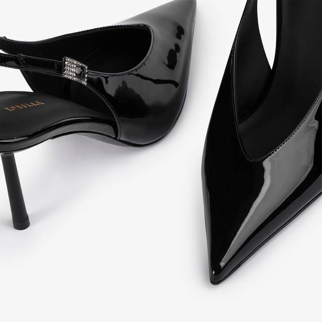 Le Silla Slingback vernice nera 2025