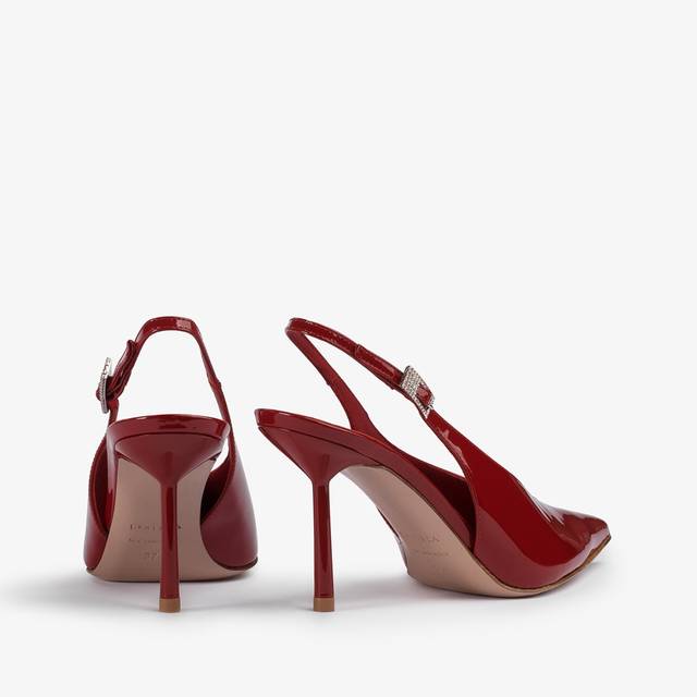 Le Silla Slingback vernice rossa Italy