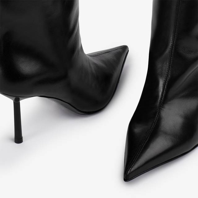 Le Silla Stivale sopra il ginocchio nappa nero Italia