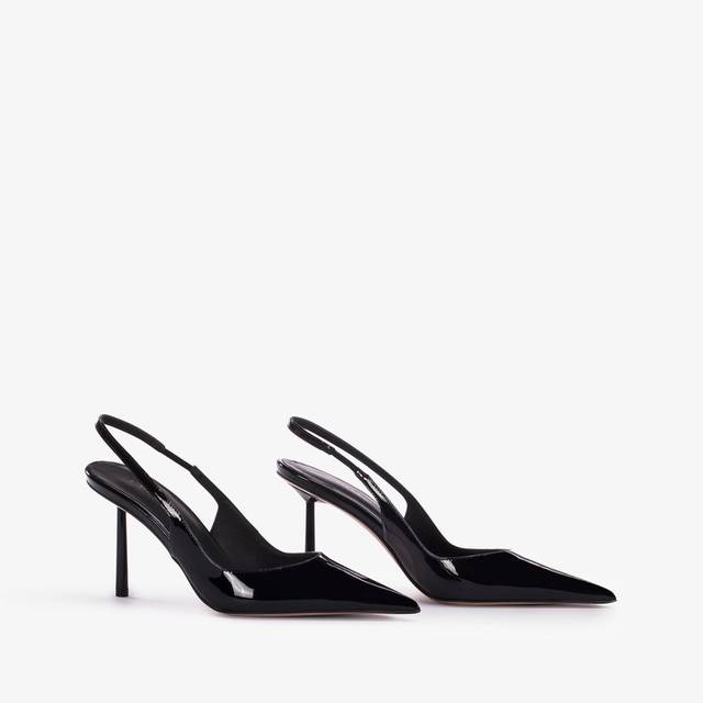 Le Silla Slingback vernice nera Pezzi Unici