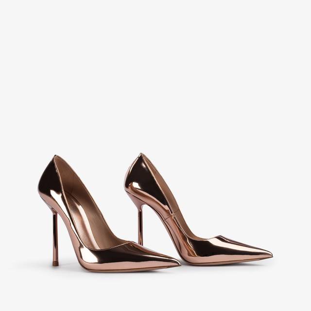 Le Silla Décolleté metallizzata oro rosa Fino Al -60%
