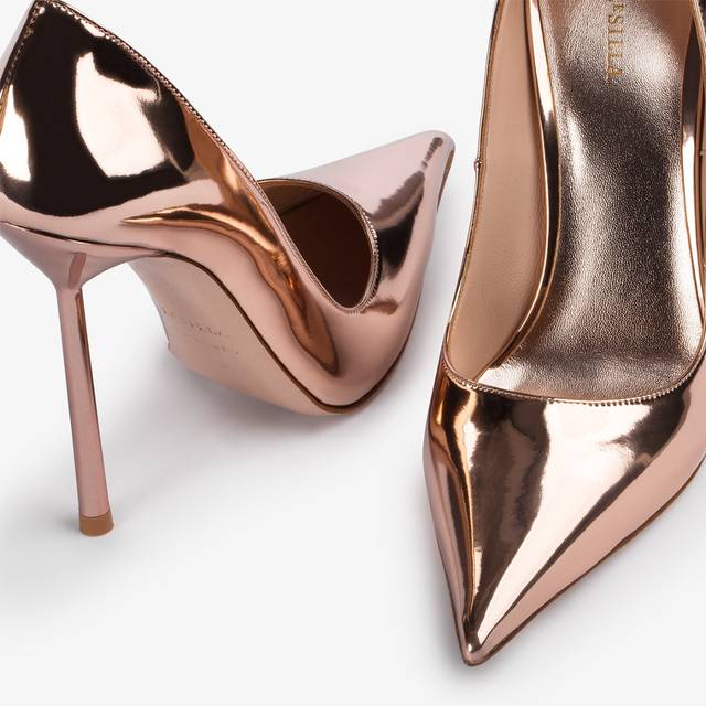 Le Silla Décolleté metallizzata oro rosa Fino Al -60%