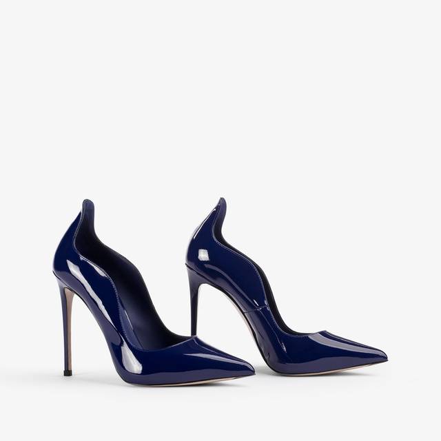 Le Silla Décolleté vernice blu lazuli Affare Del Giorno