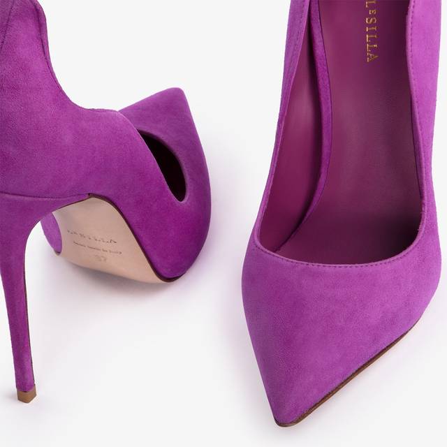 Le Silla Décolleté camoscio lavanda darling Acquista Ora