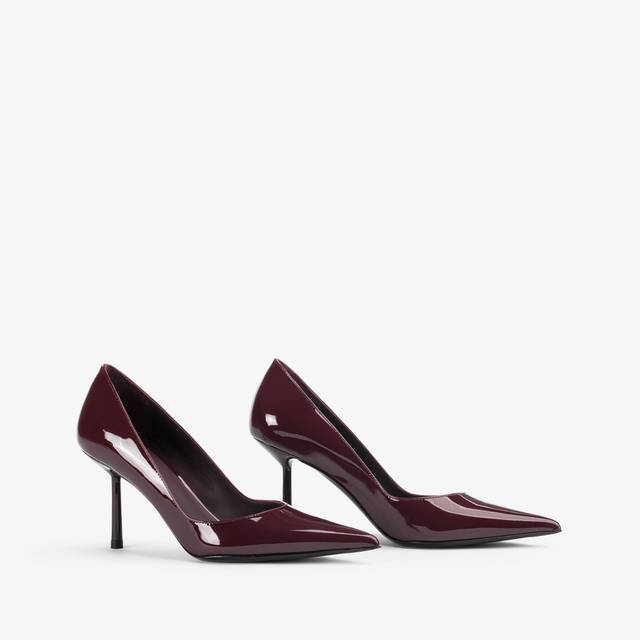 Le Silla Décolleté vernice rossa cherry Italy