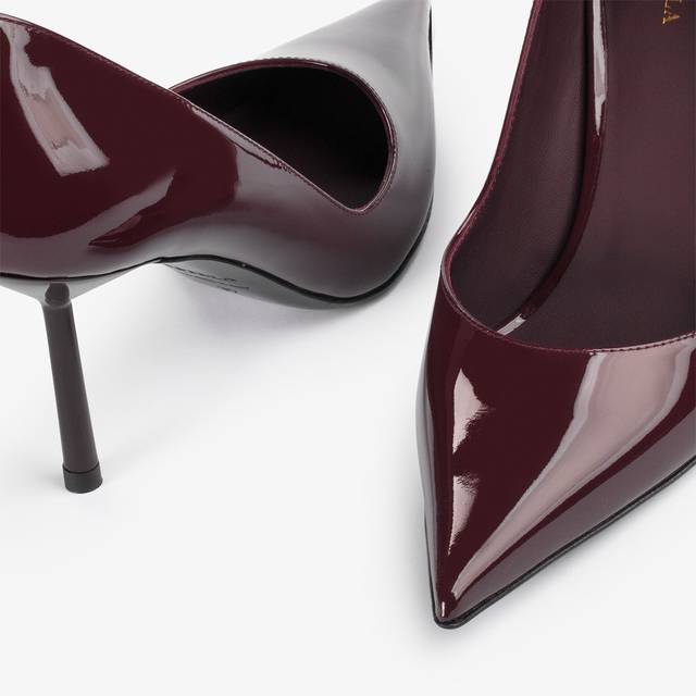 Le Silla Décolleté vernice rossa cherry Italy