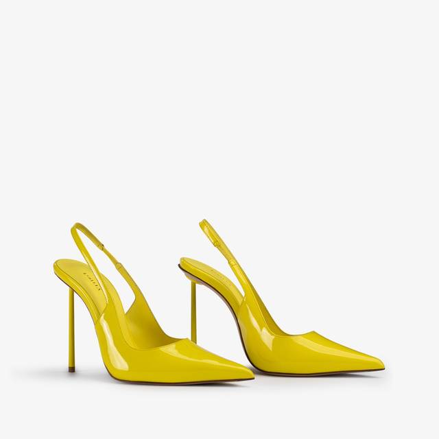 Le Silla Slingback vernice gialla stella Acquista Ora