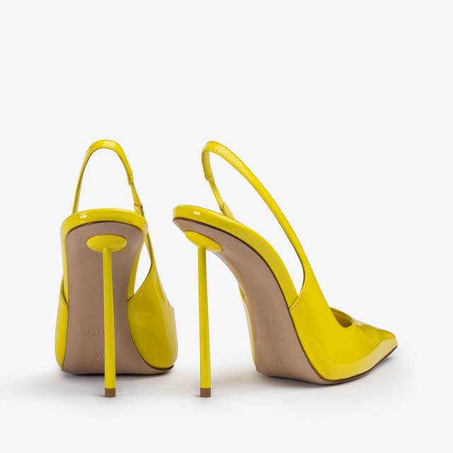 Le Silla Slingback vernice gialla stella Acquista Ora