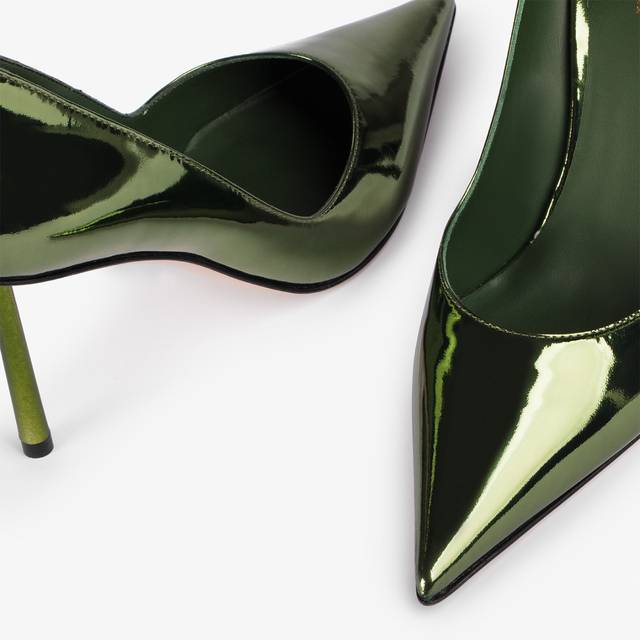 Le Silla Décolleté metallizzata verde pirite Moda