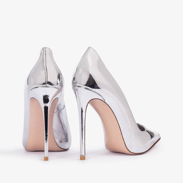 Le Silla Décolleté metallizzata argento Promozione