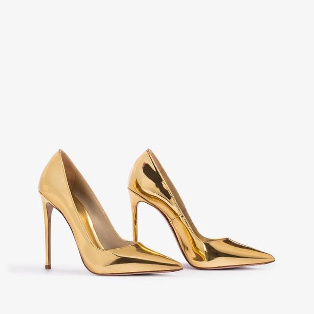 Le Silla Décolleté metallizzata oro pepita Spedizione Gratuita