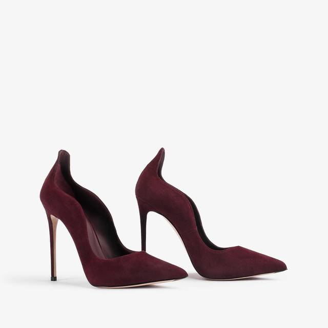Le Silla Décolleté scamosciata rossa cherry Acquista Ora