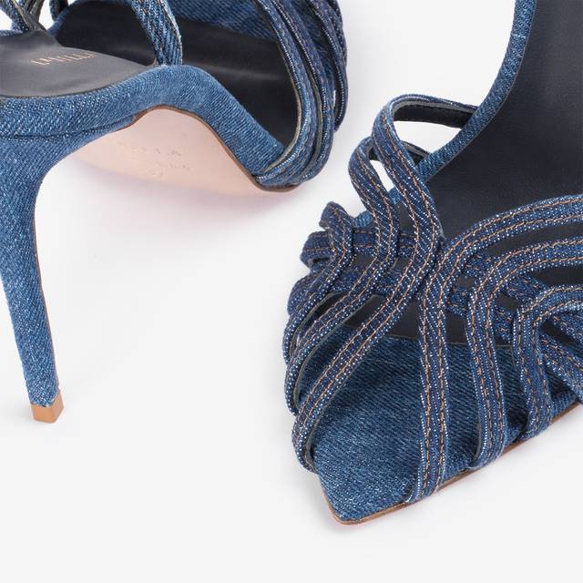 Le Silla Sandalo denim blu Affare Del Giorno