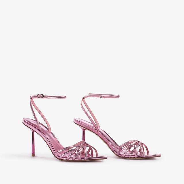 Le Silla Sandalo metallizzato rosa dea Only for today