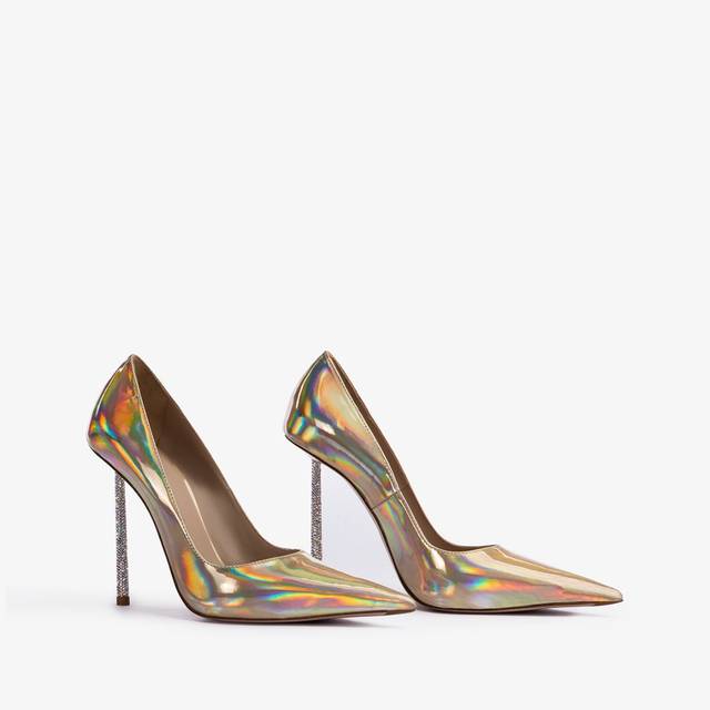 Le Silla Décolleté iridescente nude Economico