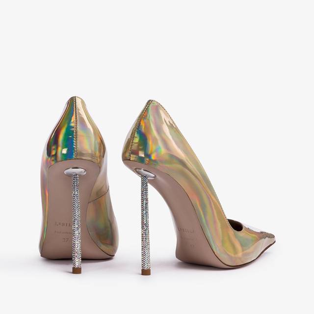 Le Silla Décolleté iridescente nude Economico