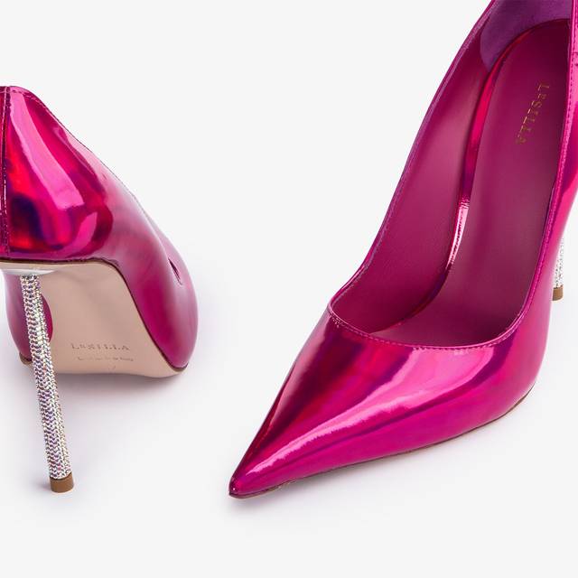 Le Silla Décolleté iridescente fucsia bouganville Online