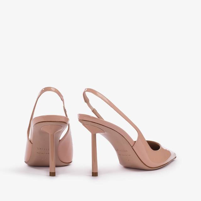 Le Silla Slingback vernice nude skin Vendite Flash