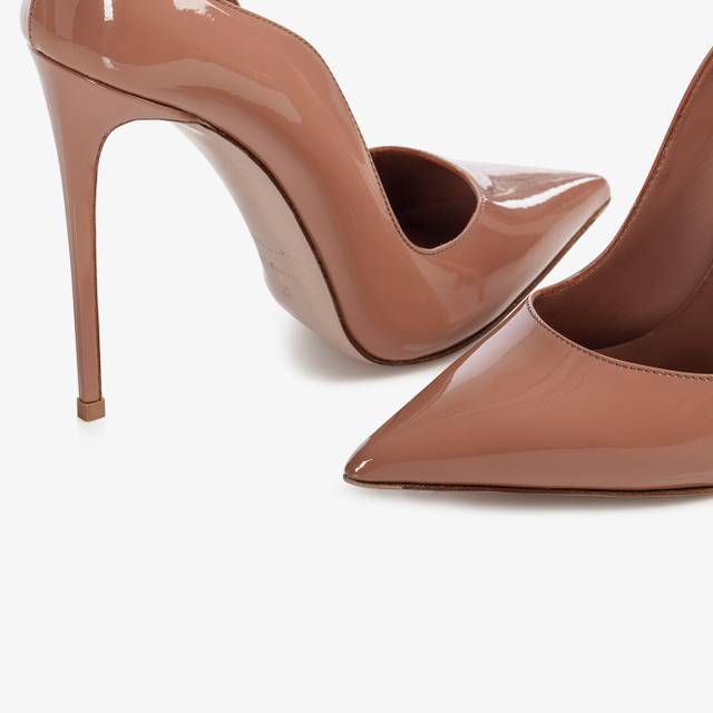 Le Silla Décolleté vernice marrone cake 2025