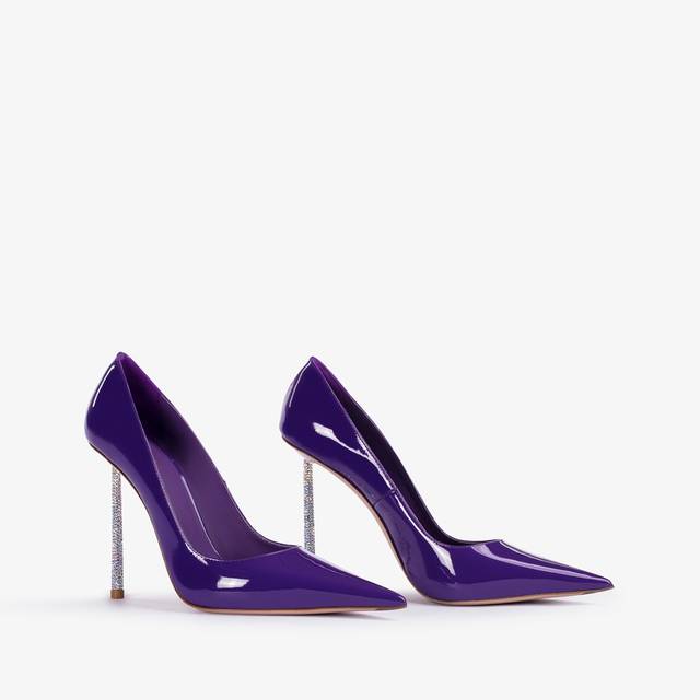 Le Silla Décolleté vernice viola queen Nuovo