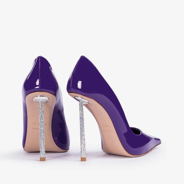 Le Silla Décolleté vernice viola queen Nuovo