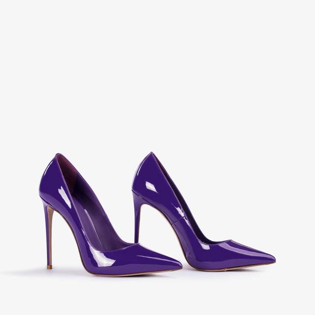 Le Silla Décolleté vernice viola queen Qualità