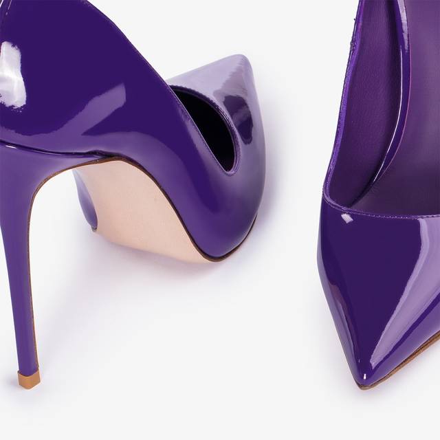 Le Silla Décolleté vernice viola queen Qualità