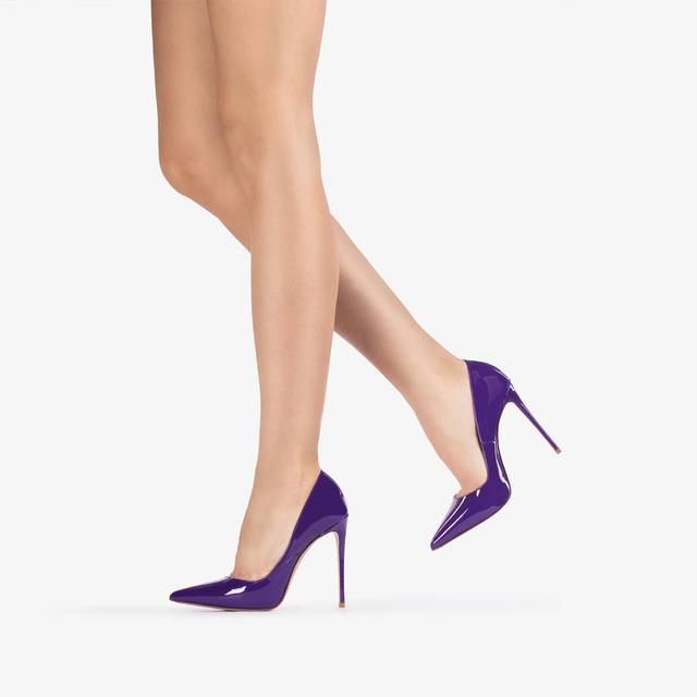 Le Silla Décolleté vernice viola queen Qualità