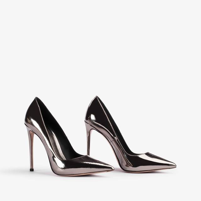 Le Silla Décolleté metallizzata peltro Soddisfazione Garantita