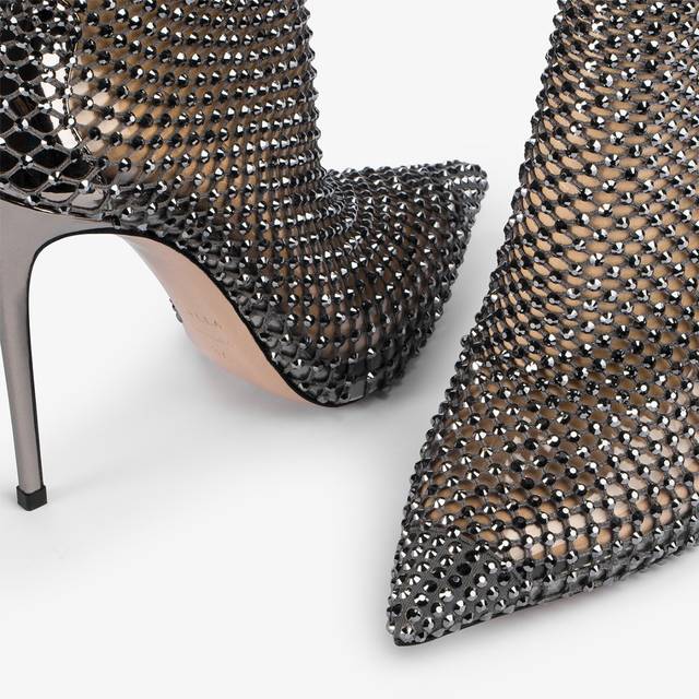 Le Silla Stivaletto calza peltro e Cristalli Promozione Limitata