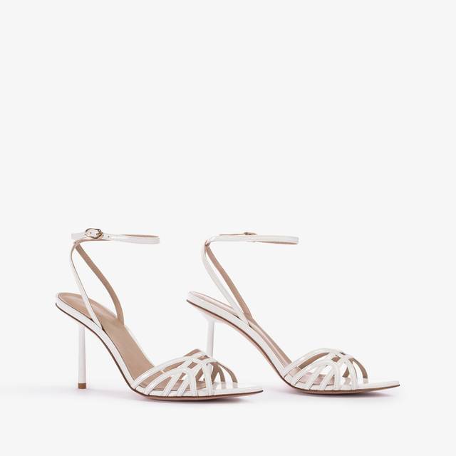 Le Silla Sandalo vernice bianco carta Presa