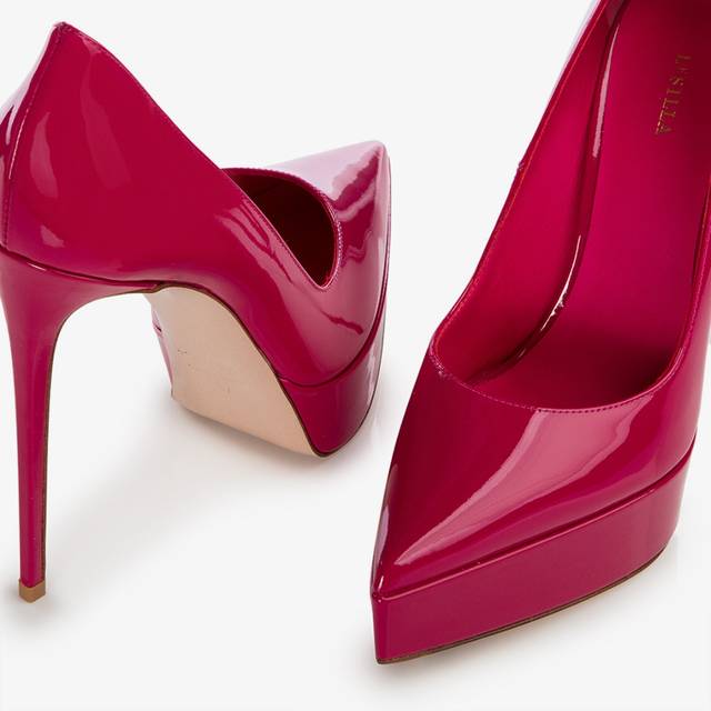 Le Silla Décolleté con plateau fucsia cosmopolitan Outlet