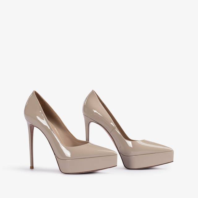 Le Silla Décolleté con plateau vernice beige tower Saldi