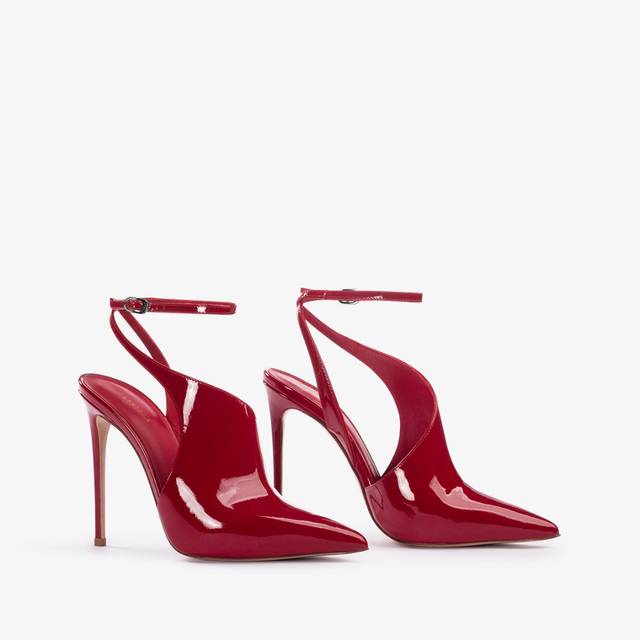 Le Silla Décolleté cut-out vernice rossa Vendita Economica