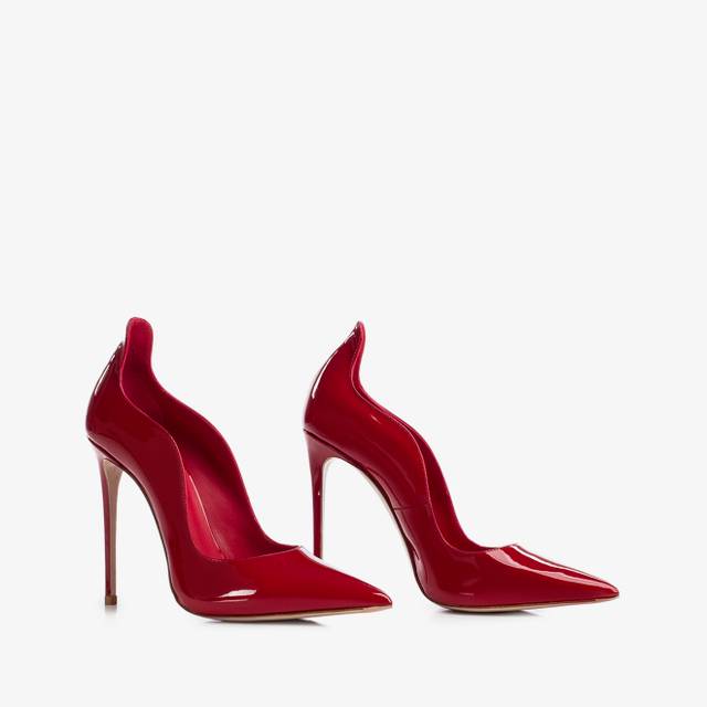 Le Silla Décolleté vernice rossa Saldi Di Fabbrica