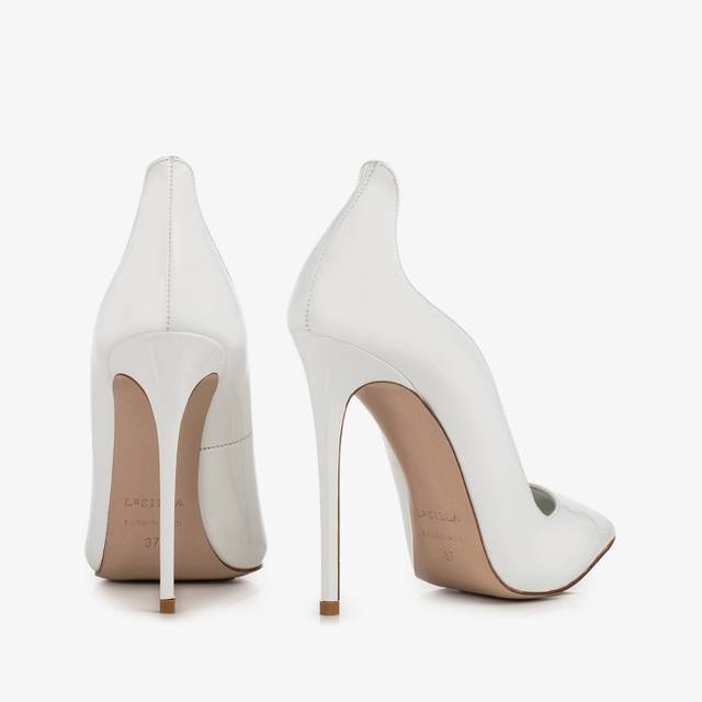 Le Silla Décolleté vernice bianca Vendite Flash