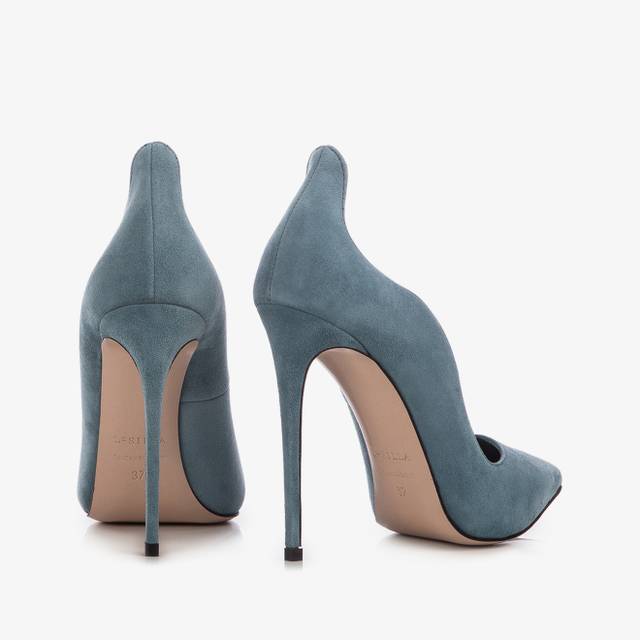 Le Silla Décolleté camoscio azzurro istanbul Qualità