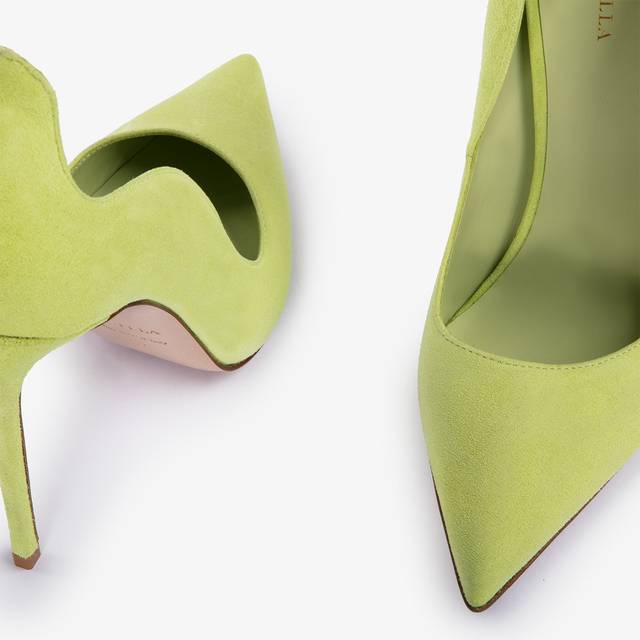 Le Silla Décolleté camoscio verde apple Acquista Ora