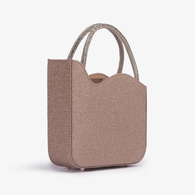 Le Silla Mini bag tessuto glitterato nude skin Promozione Limitata