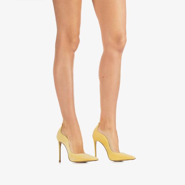 Le Silla Décolleté camoscio gialla butter Fino Al -60%