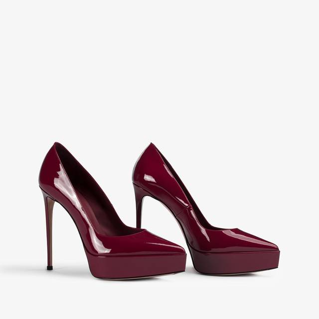 Le Silla Décolleté con plateau vernice rossa vendetta Soddisfazione Garantita