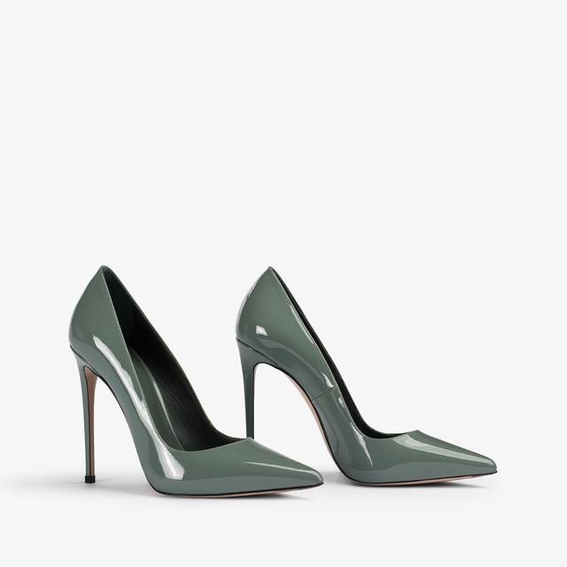 Le Silla Décolleté vernice verde polvere Promozione Limitata