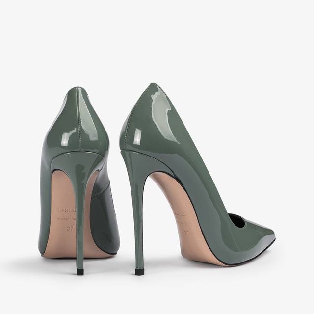 Le Silla Décolleté vernice verde polvere Promozione Limitata